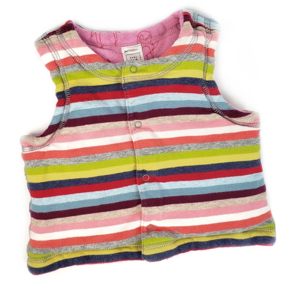 GAP Other - GAP Baby Girls Reversible Puffy Vest